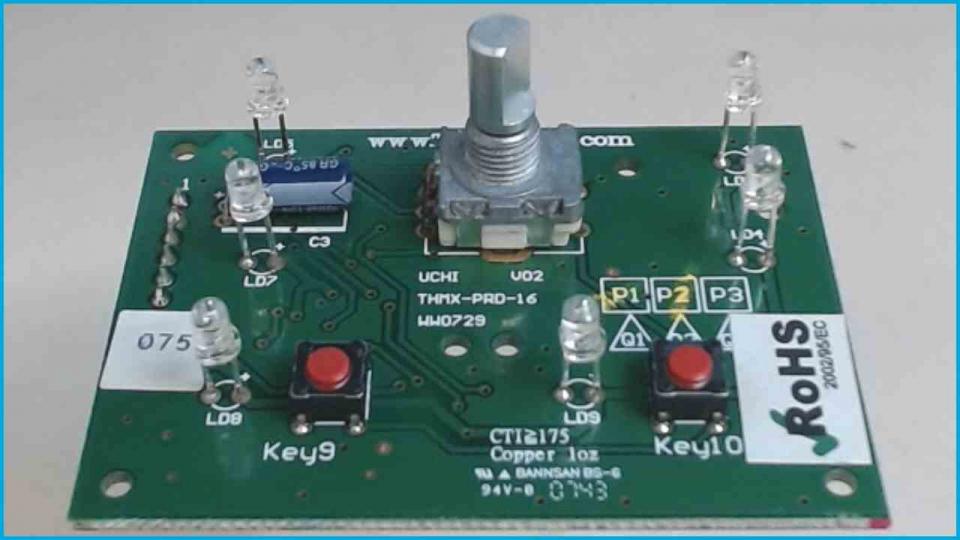 Board Electronics Milch Wasserdampf Impressa S9 Typ 655 A1