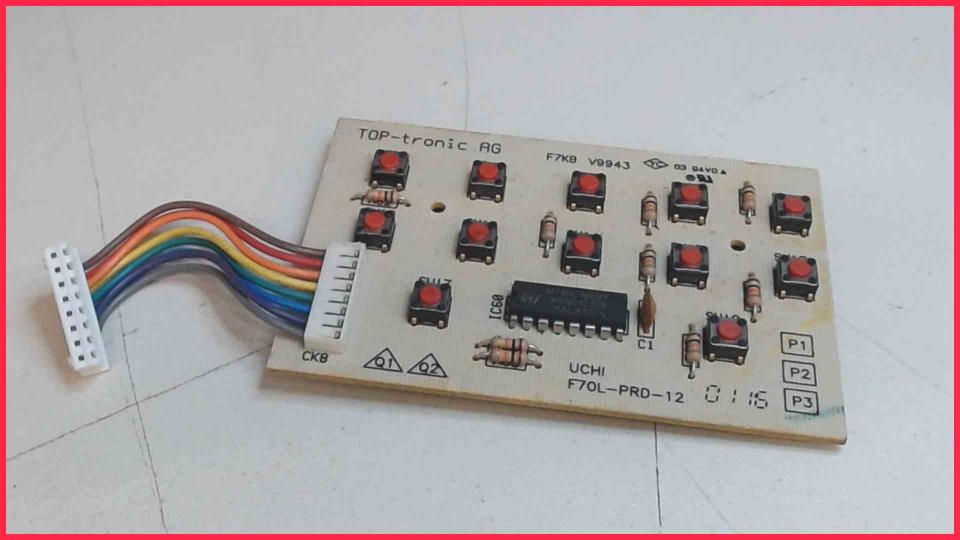 Board Electronics Tasten Bedienfeld Impressa X7 Typ 790