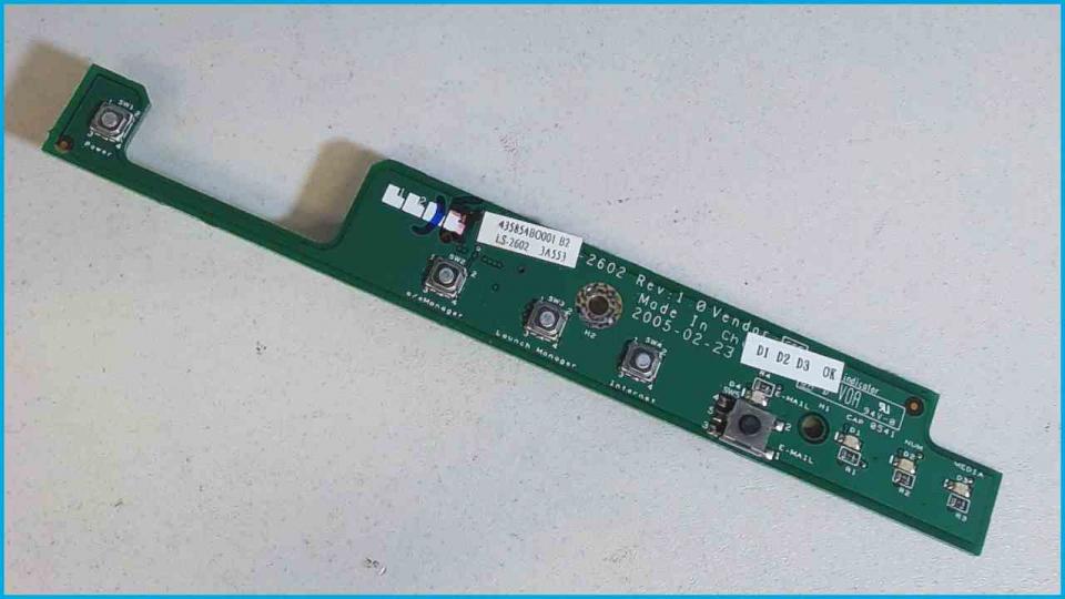 ON/OFF Power Switch Board TravelMate 4650 DL00 4652LMi