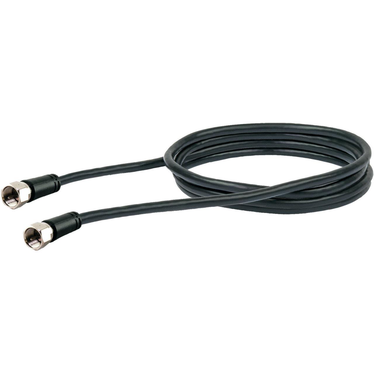 SAT Connection Cable 1,5m F-Stecker _ F-Stecker 90dB KVCHQ15 Schwaiger Neu OVP