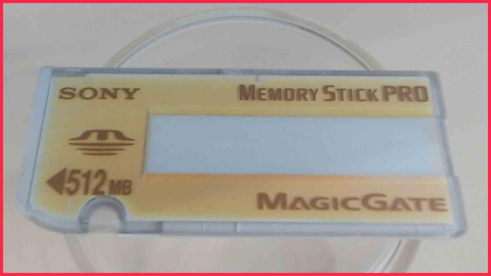 Memory card 512MB Memory Stick Pro MSX-512 Sony Cyber-Shot DSC-F717