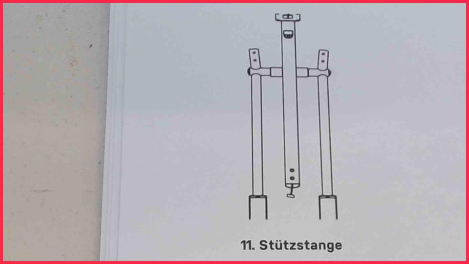 Support rod (11) Crosstrainer MC300