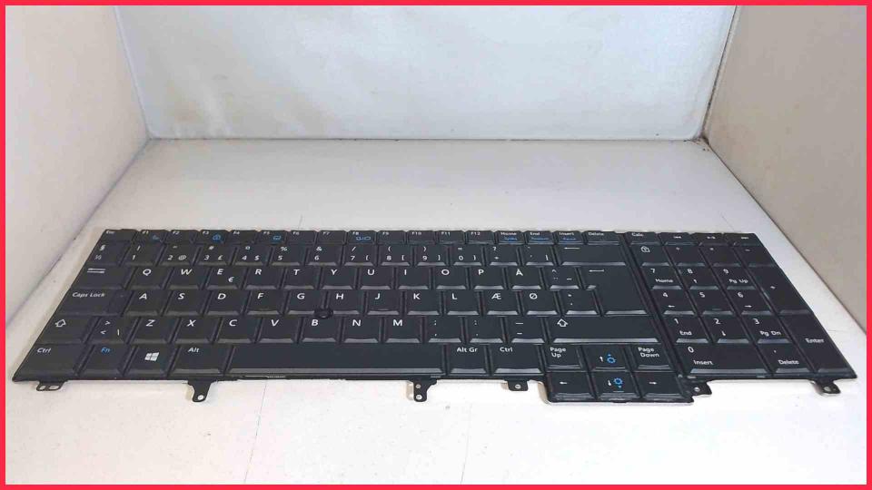 Keyboard NSK-DW4UC 0G20FD Dansk Dell Latitude E6540 i7
