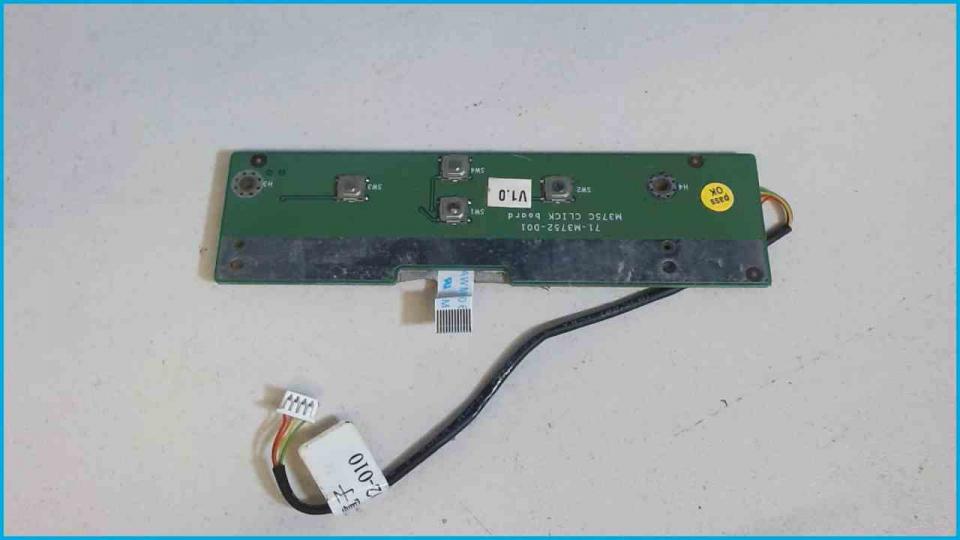 Touchpad Switch Buttons Board 71-M3752-D01 Gericom