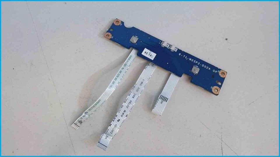 Touchpad Switch Buttons Board Clevo Terra W258HPQ