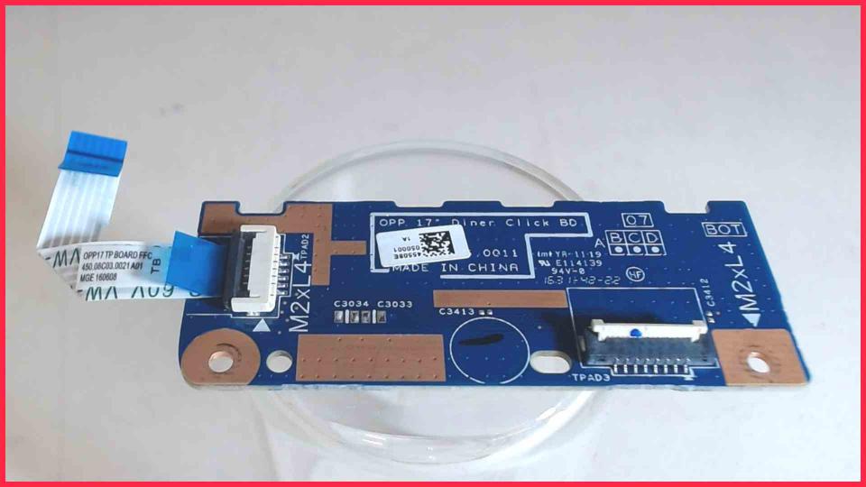 Touchpad Switch Buttons Board  HP 17-x001ng