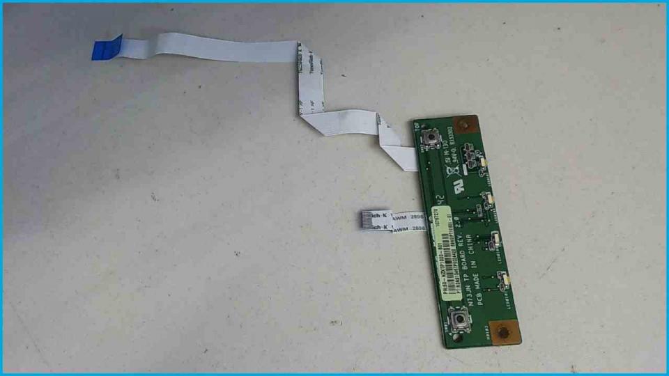 Touchpad Switch Buttons Board N73JN TP Asus X7BJ