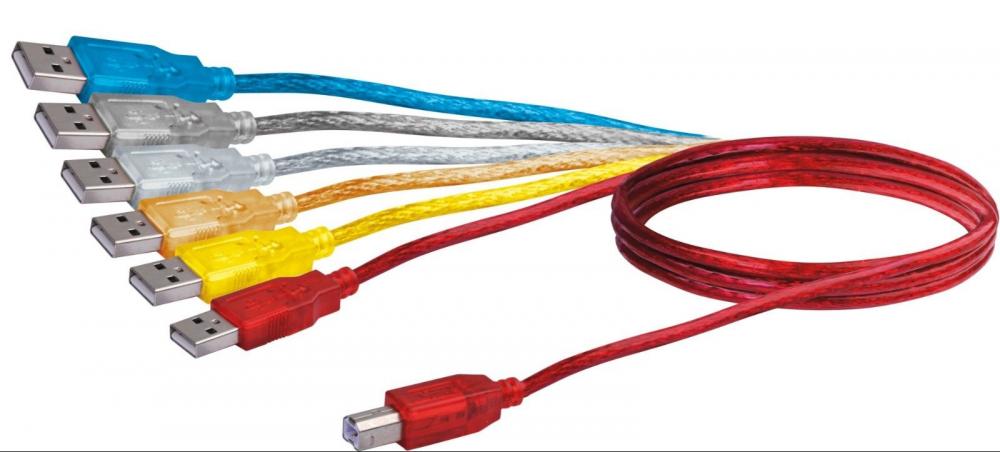 USB connection cable type A/B 1.5m CUK306 061 Schwaiger New OVP