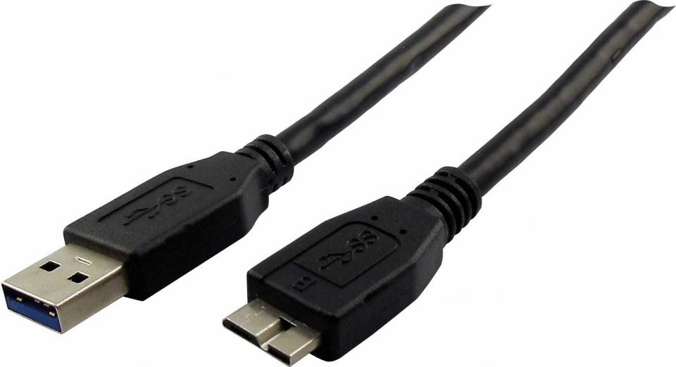 USB connection cable type A/B Micro 3.0 (1,5m) CK 1581 Schwaiger Neu OVP