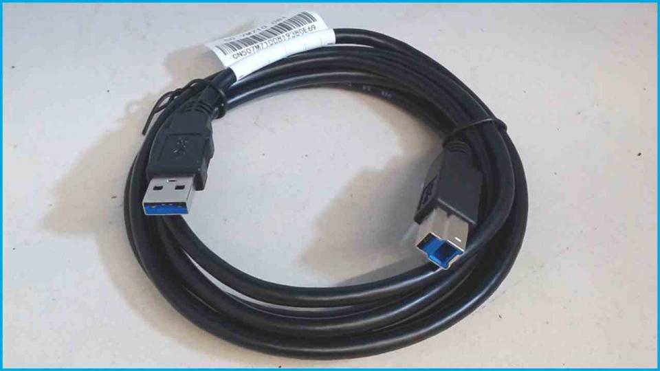 USB connection cable type A/B Plus 3.0 1.8m Schwarz (Neu) Dell 50.7M710.081