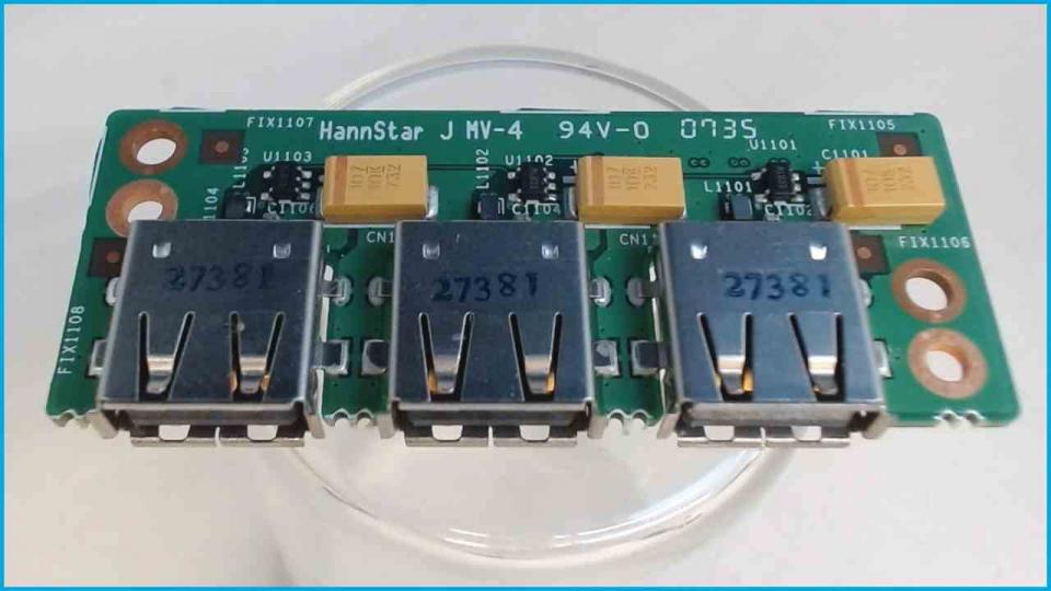 USB Board Electronics 3-Fach Esprimo V5515 Z17M -2