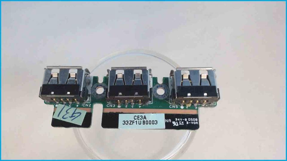 USB Board Electronics 33ZF1UB0003 Acer TravelMate 8100 ZF1