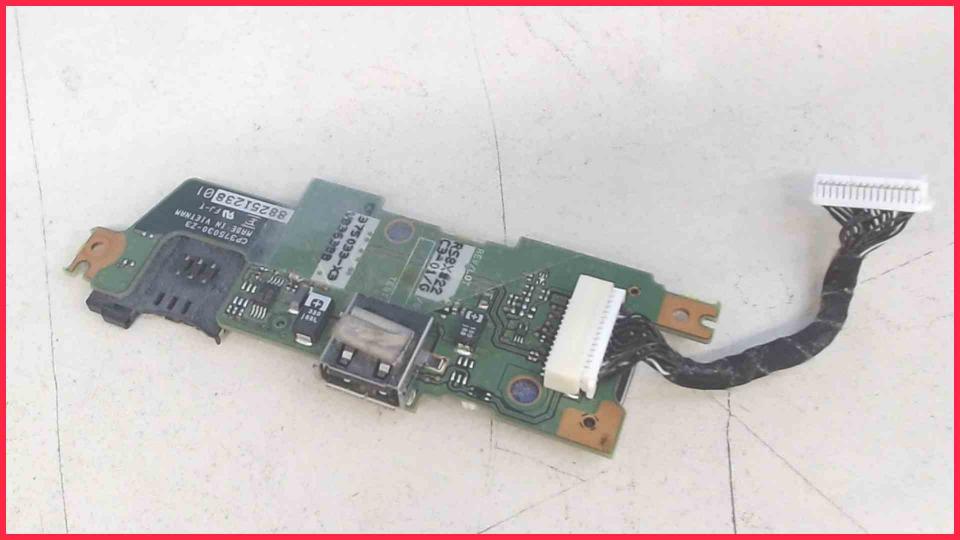 USB Board Electronics CP375030-Z3 Fujitsu Lifebook T5010