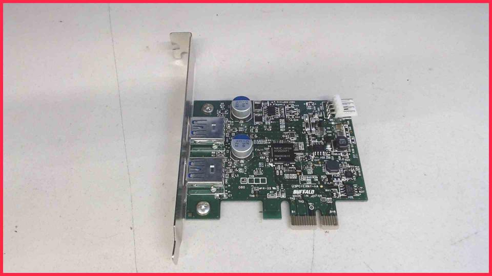 USB Board Electronics Karte IFC-PCIE2U3 Gigabyte Luxo X140