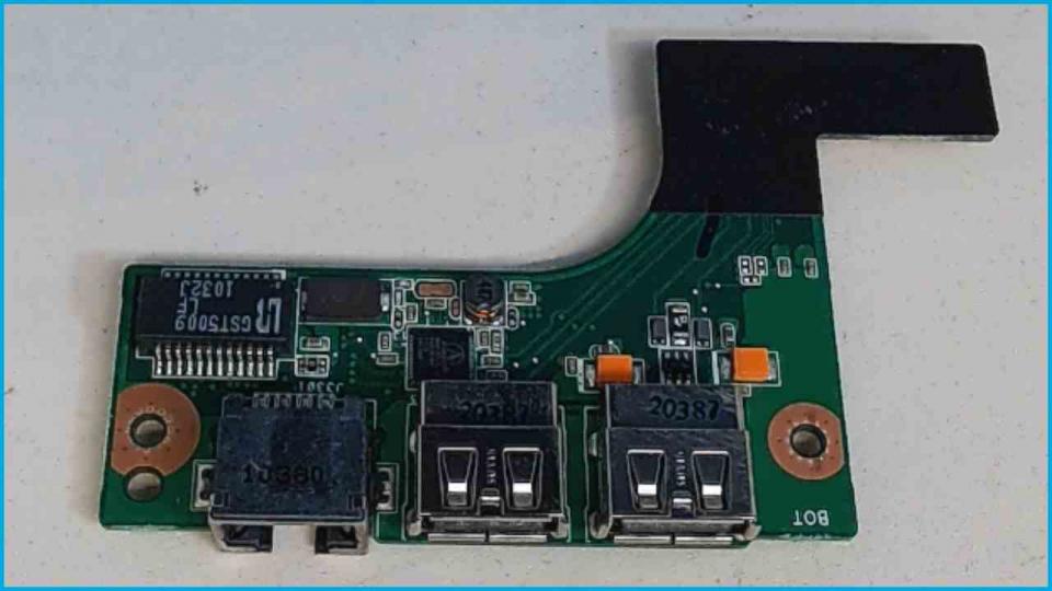 USB Board Electronics N73JN LAN IO BR Asus X7BJ