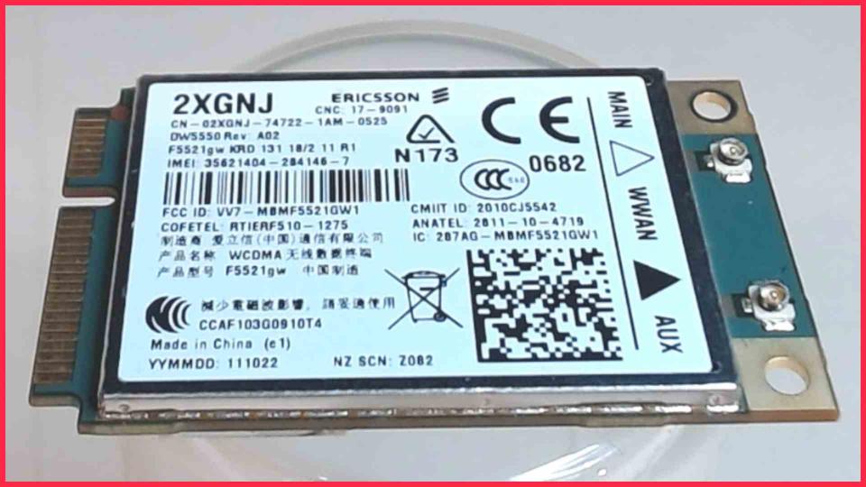 WWAN WiFi Card Board Module 02XGNJ Dell Vostro V131