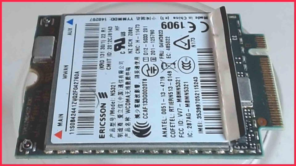 WWAN WiFi Card Board Module 04W3823 Lenovo ThinkPad L540