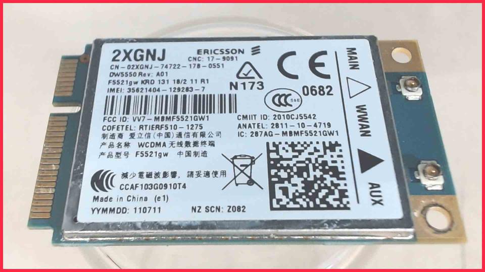 WWAN WiFi Card Board Module 2XGNJ Dell Latitude E6420 P15G