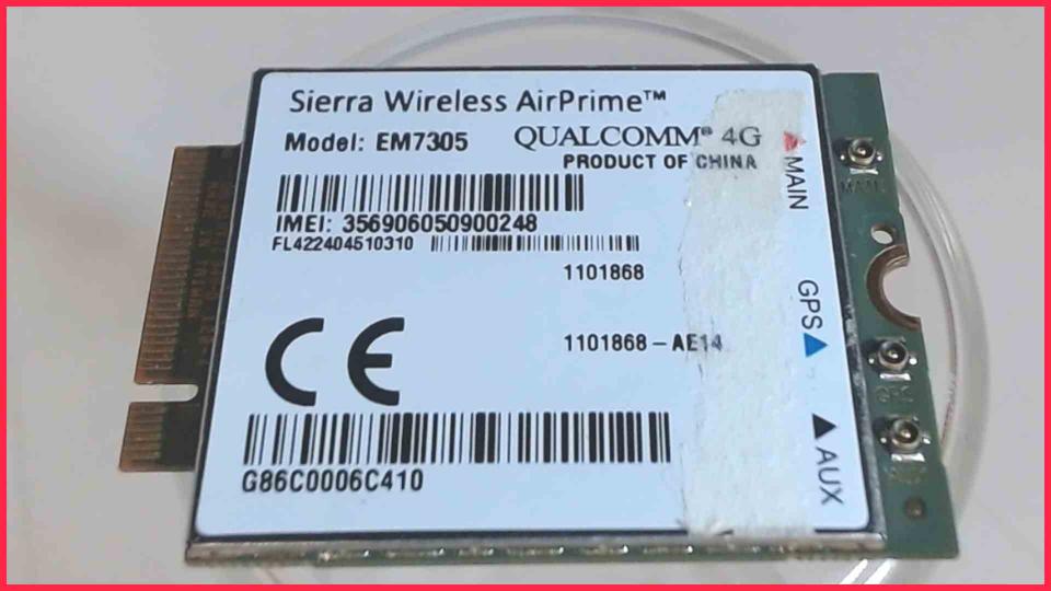 WWAN WiFi Card Board Module EM7305 4G GPS Toshiba Portege Z30-A-1CN