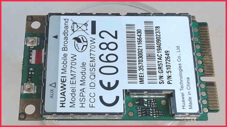 WWAN WiFi Karte Board Modul Platine EM770W Acer Aspire 1810TZ ZH7