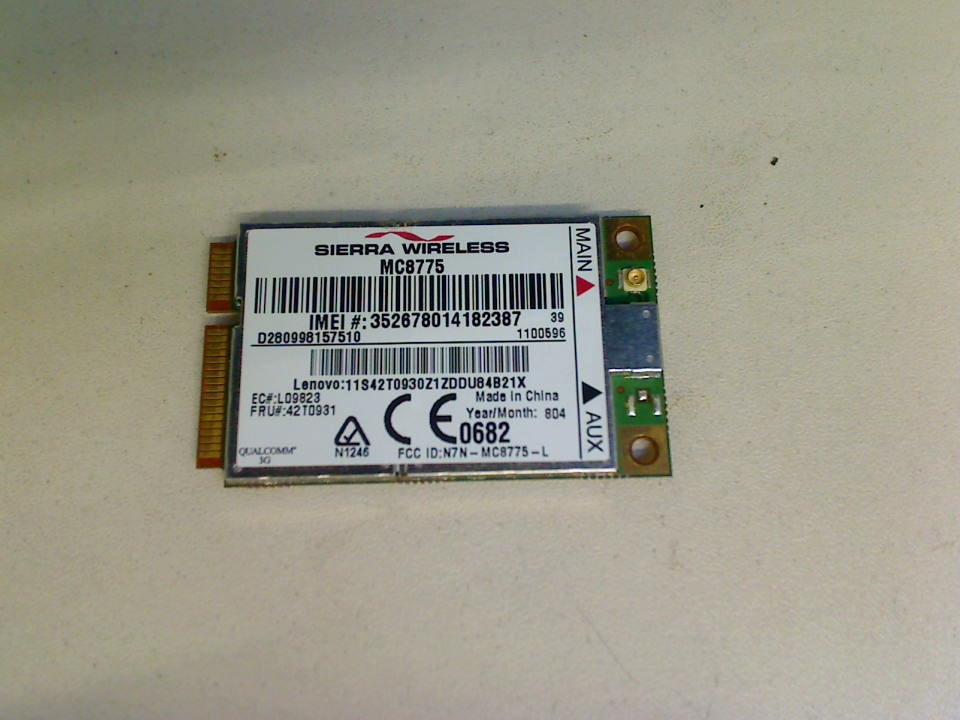 WWAN WiFi Card Board Module UMTS MC8775 Lenovo T61 8895