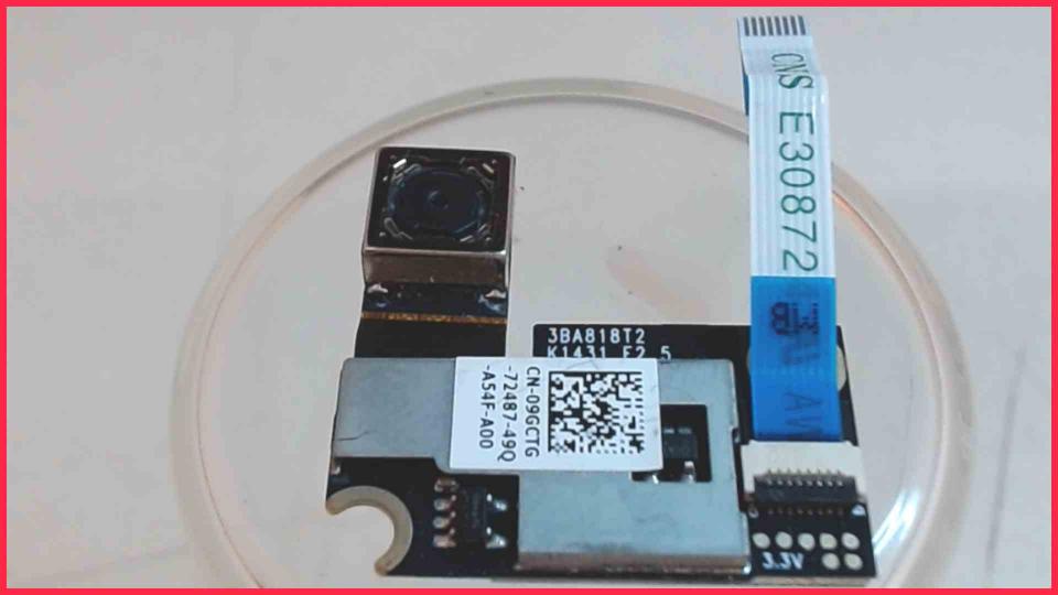 Webcam Board Modul Kamera Back 09GCTG Venue 11 Pro 7140 T07G