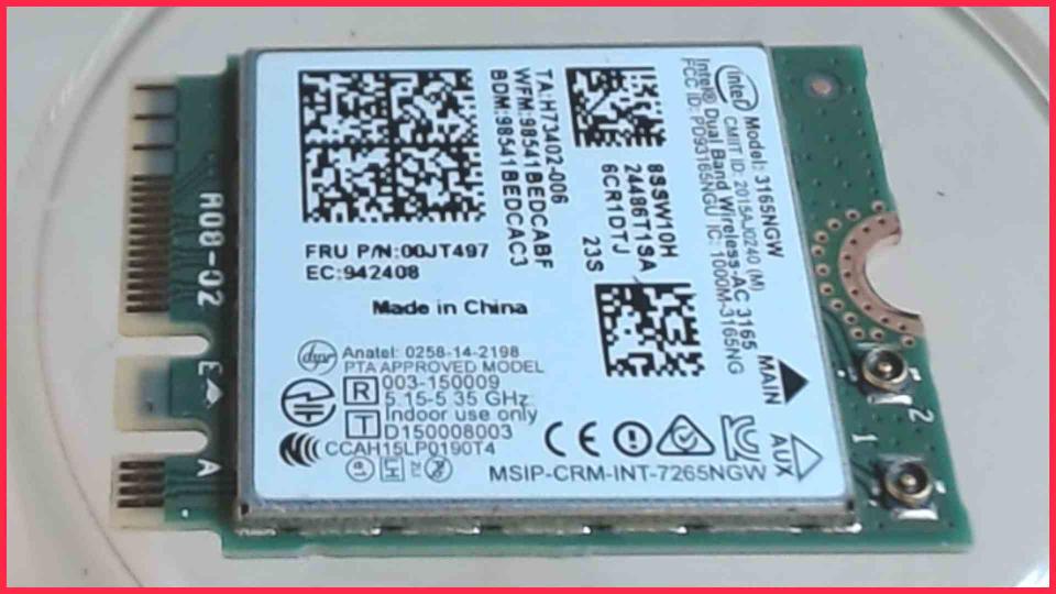 Wlan W-Lan WiFi Card Board Module 00JT497 Lenovo V110-15ISK 80TL