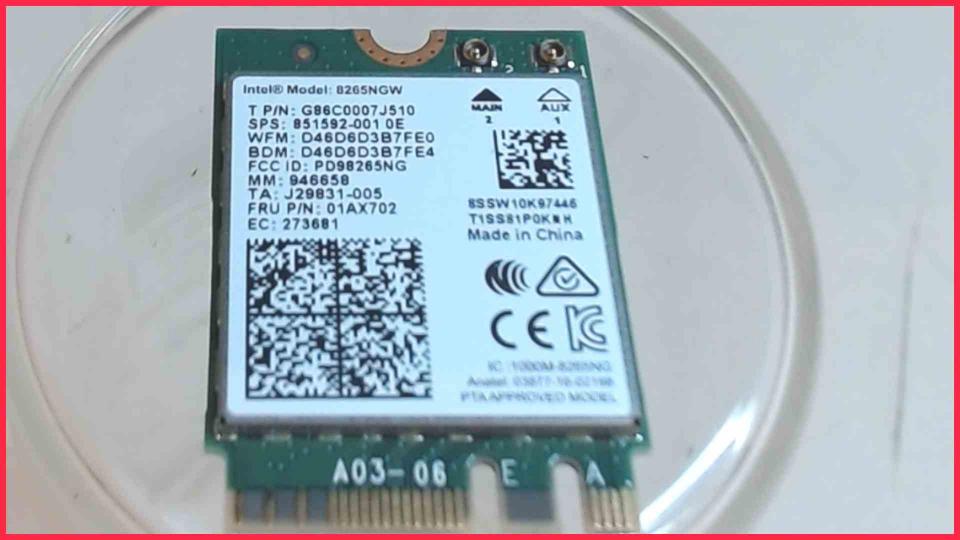 Wlan W-Lan WiFi Card Board Module 01AX702 ThinkPad L480 20LS
