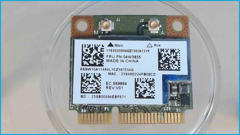 Wlan W-Lan WiFi Card Board Module 04W3835 V01 Lenovo ThinkPad Edge E145