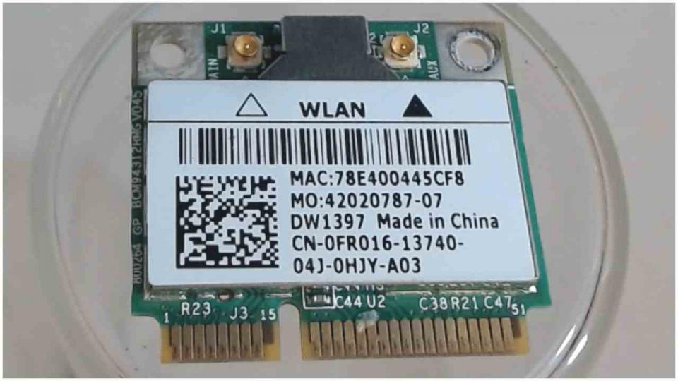Wlan W-Lan WiFi Card Board Module 0FR016 Dell Inspiron 1764