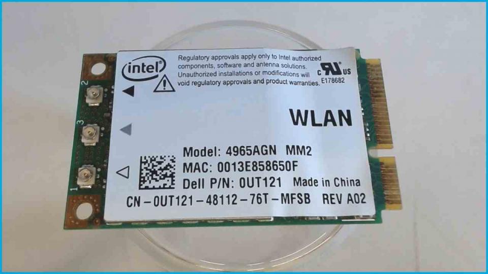 Wlan W-Lan WiFi Card Board Module 4965AGN MM2 Dell XPS M1710 PP05XB