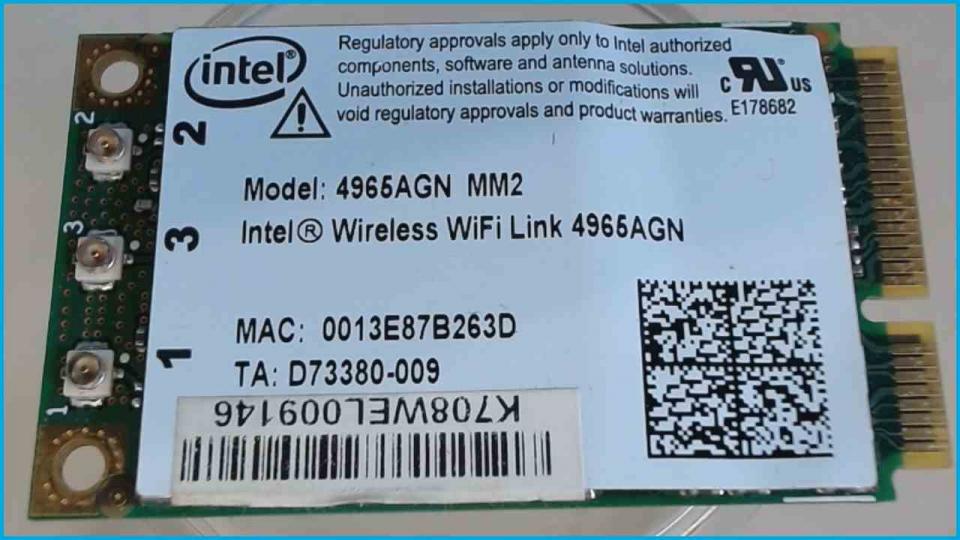 Wlan W-Lan WiFi Card Board Module 4965AGN MM2 MSI LGE50 E500