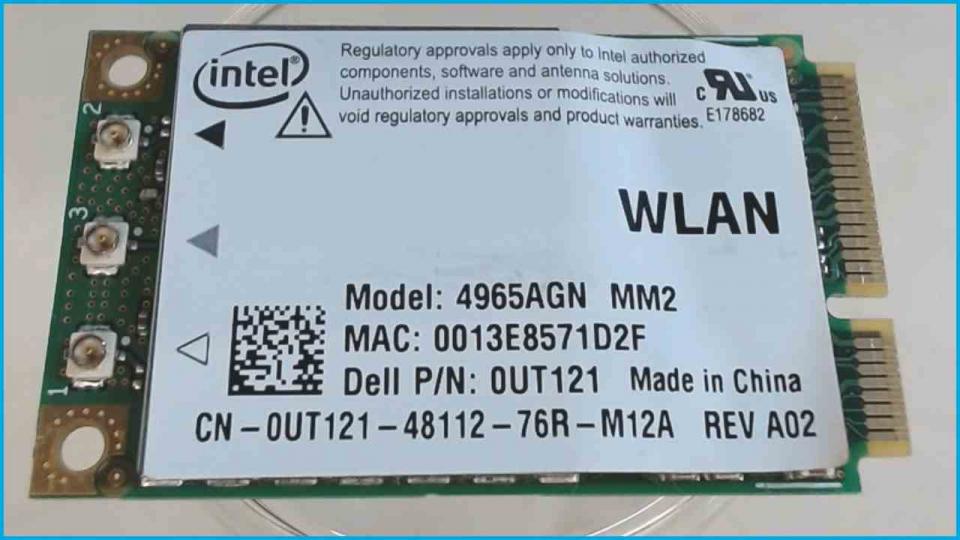 Wlan W-Lan WiFi Card Board Module 4965AGN MM2 Precision M4300 PP04X