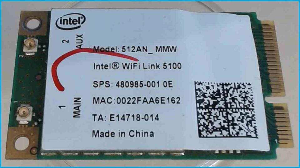 Wlan W-Lan WiFi Card Board Module 512AN_MMW Samsung P560 NP-P560H -2