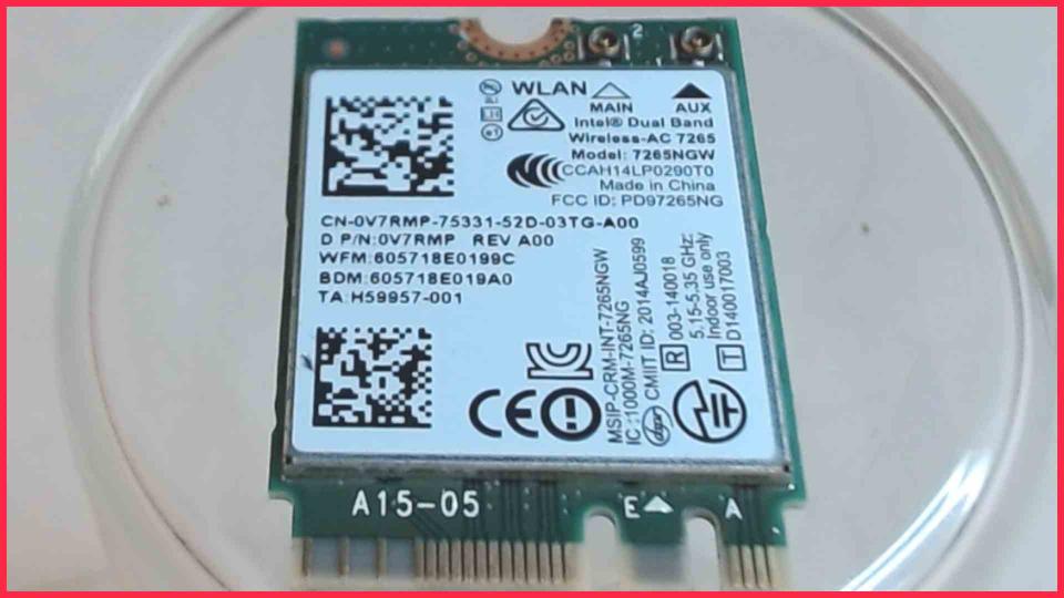 Wlan W-Lan WiFi Card Board Module 7265NGW Venue 11 Pro 7140 T07G