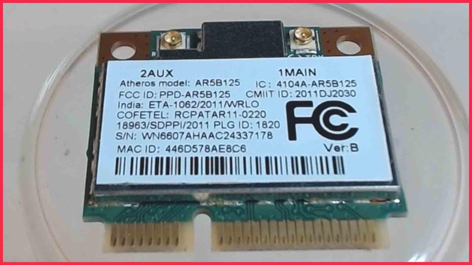 Wlan W-Lan WiFi Card Board Module AR5B125 EasyNote TE11BZ Q5WT6