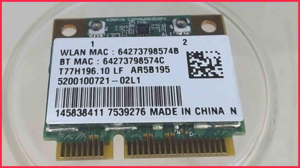 Wlan W-Lan WiFi Card Board Module AR5B195 Sony Vaio PCG-91311M VPCEJ