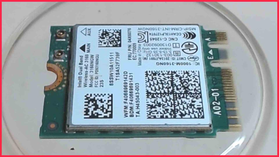 Wlan W-Lan WiFi Card Board Module Lenovo G70-70 80HW -2