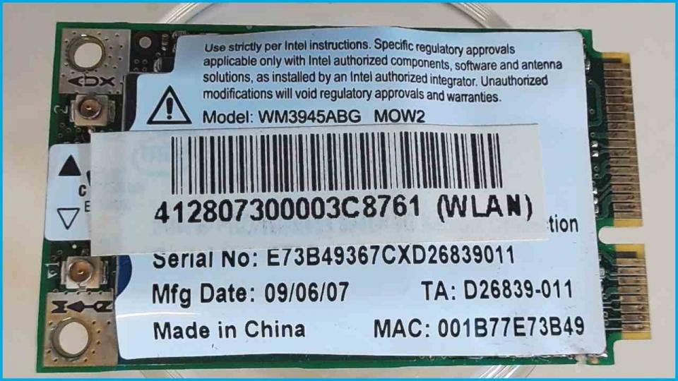 Wlan W-Lan WiFi Card Board Module Medion MD96380 MIM2280 -2
