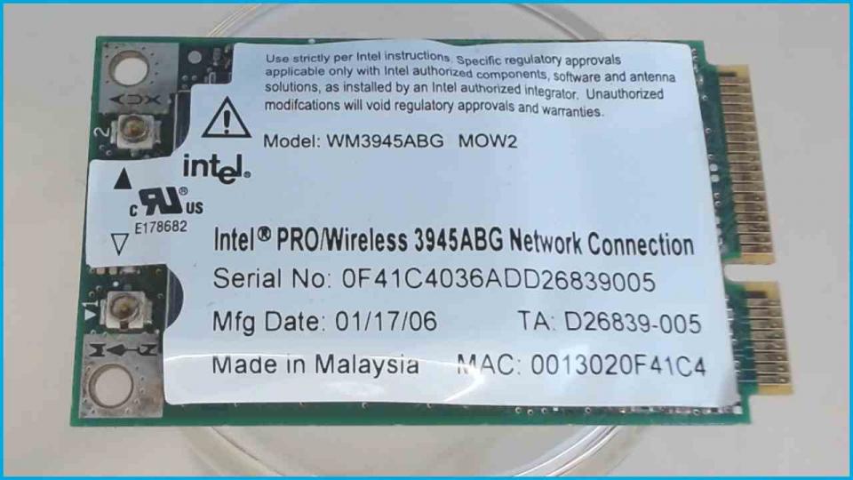 Wlan W-Lan WiFi Card Board Module Samsung NP-R55 (R55)