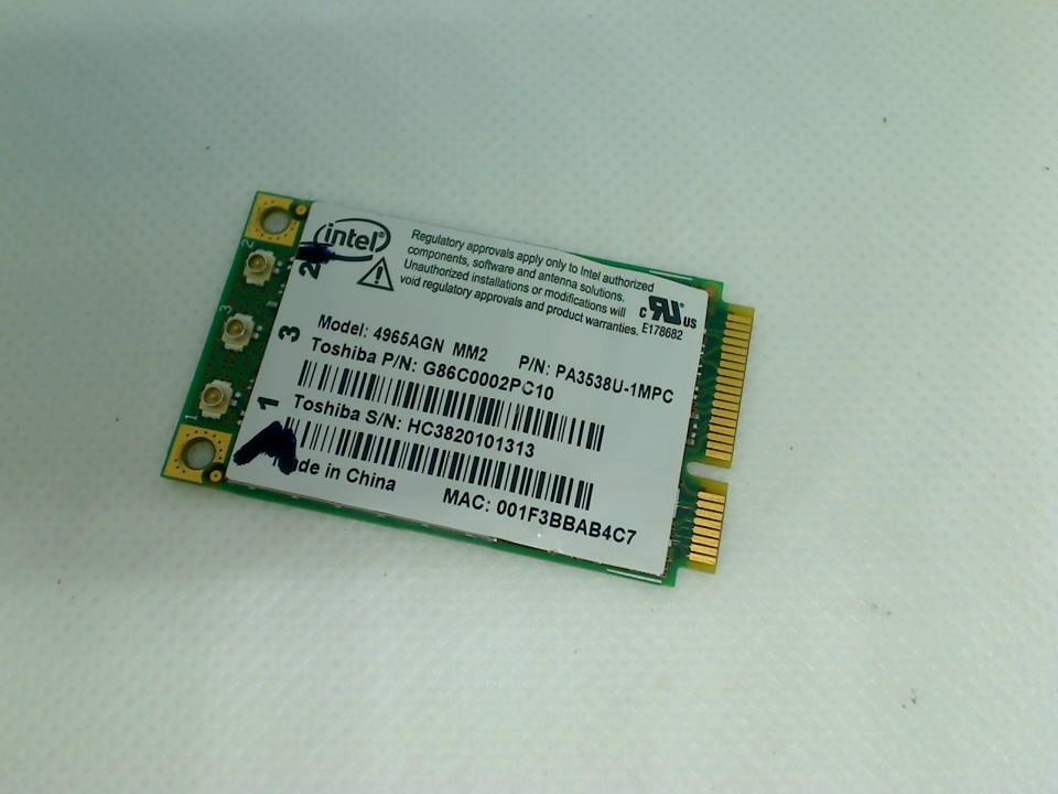 Wlan W-Lan WiFi Card Board Module Tecra A9 PTS52E