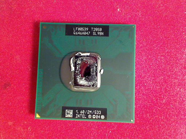 1.6 GHz Intel T2050 CPU Prozessor Mobile Medion MD98100 MIM2240