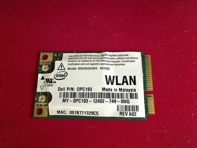 Wlan W-Lan WiFi Board Card Module board circuit board Dell 9400 PP05XB