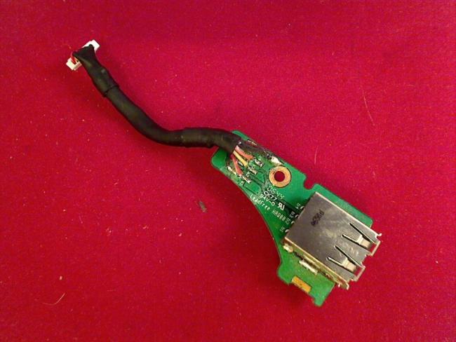 USB 2 Fach Port socket Board with Cables Dell Inspiron 9400 -5