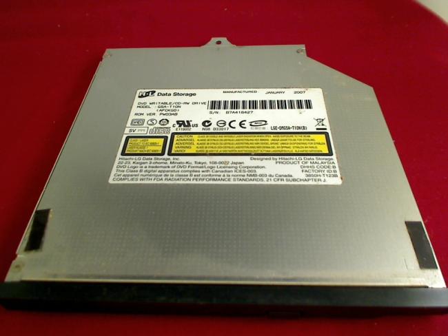 DVD Burner GSA-T10N with Bezel & Fixing Fujitsu Li1705