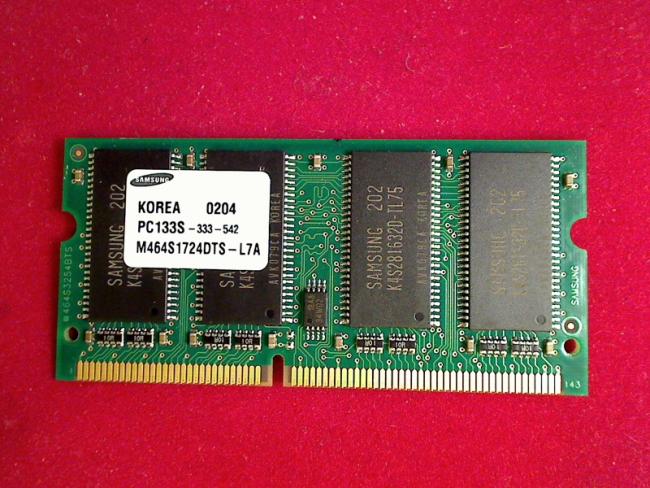 128MB DDR PC133 SODIMM Samsung Ram Arbeitsspeicher Toshiba S1700-400