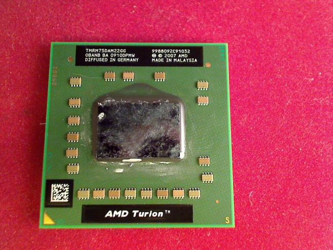 2.2 GHz AMD RM-75 TMRM75DAM22GG Turion 64 X2 CPU Prozessor HP DV6-1199eg (1)