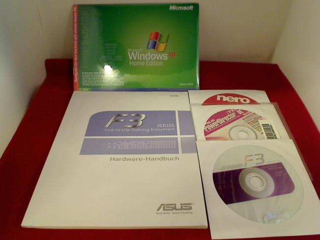 Recovery CD-ROM & Handbuch & Software Asus F3F