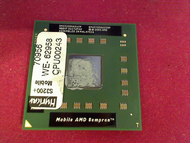 3200+ AMD Sempron SMS3200HAX4CM CPU Prozessor Clevo Hyrican M66JE