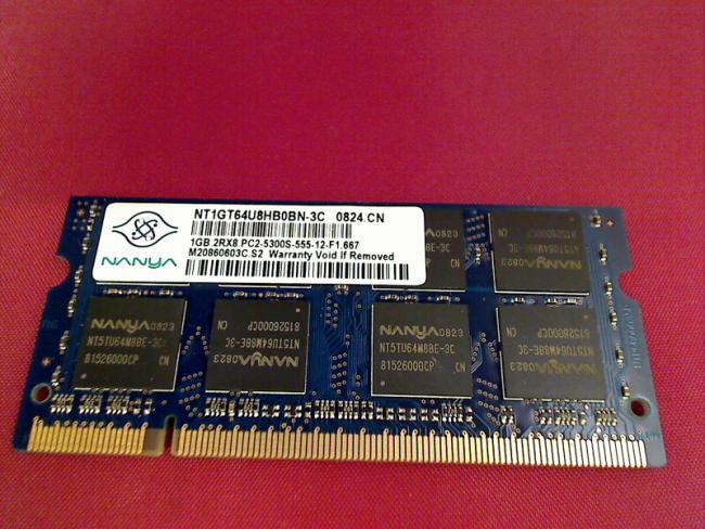 1GB DDR2 PC-5300S NANYA SODIMM Ram Memory Dell M90 PP05XA